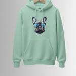 Classic Hoodie Mint Dog Cool