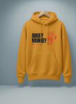 Classic Hoodie Mustard Yellow Angry Monkey
