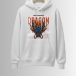 Classic Hoodie White Dragon
