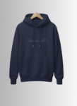Classic Hoodie Navy Blue Handmade