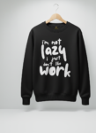 Classic Sweatshirt Black Lazzy