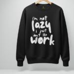 Classic Sweatshirt Black Lazzy