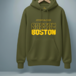Classic Hoodie Olive Green Boston