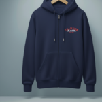 Classic Zipper Hoodie Navy Blue Champion