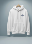 Classic Zipper Hoodie White Legend