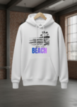 Classic Hoodie White Beach